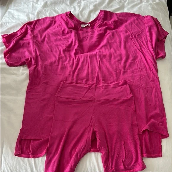 Talulah Novi Set - Women's Pink Loungewear Set - Picture 1 of 4